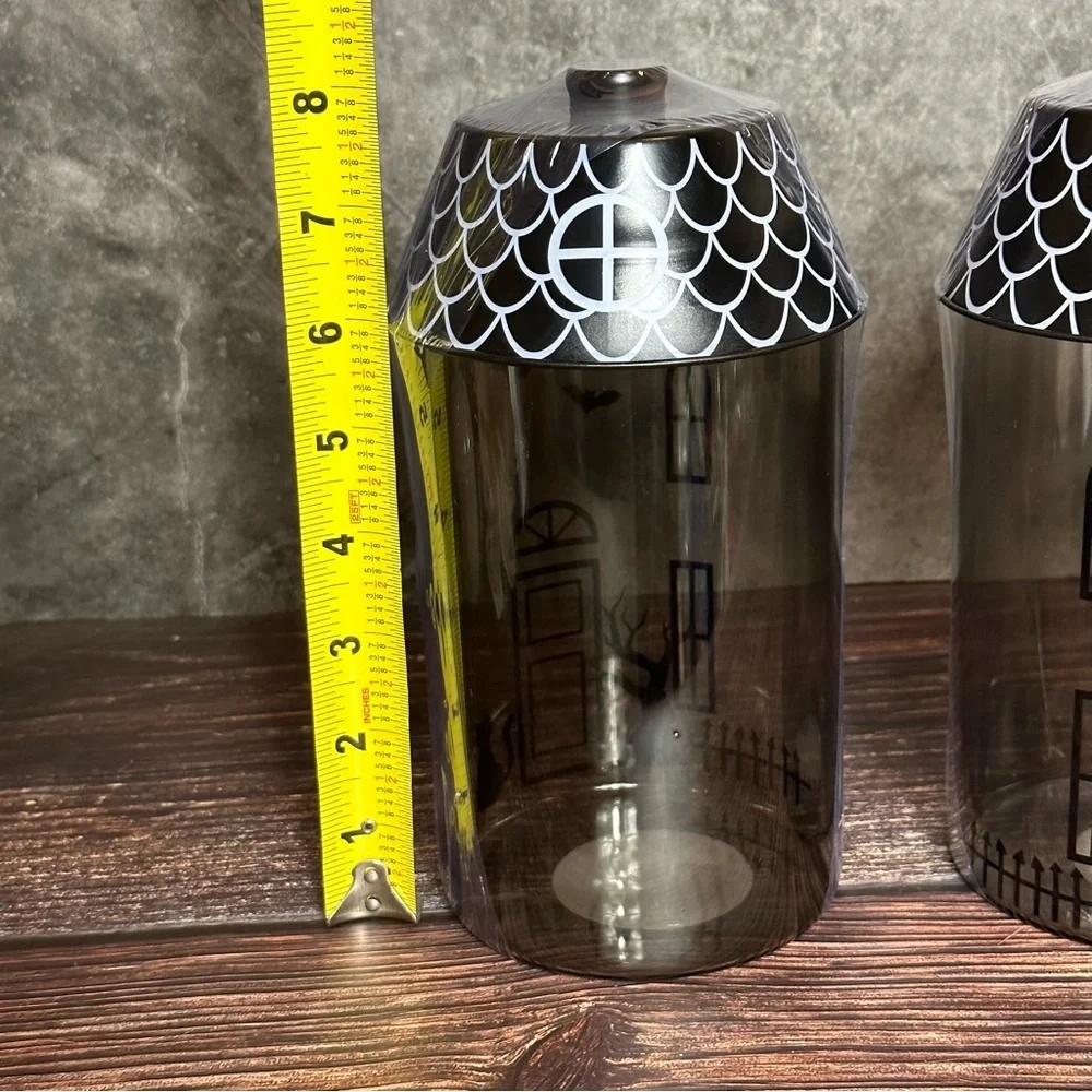 Target Bullseye Halloween Haunted House Glass Canister Set